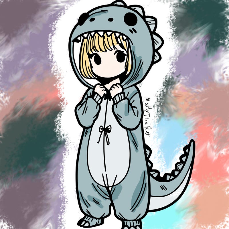 dino onesies on girl