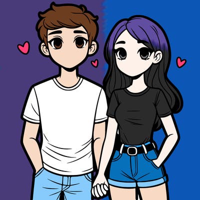 boyfriend and girlfriend