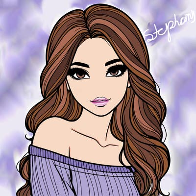 a realistic girl,she's really pretty