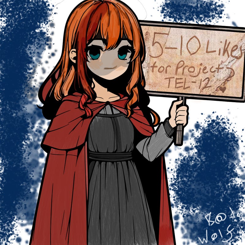 a realistic girl with shoulder length hair and dress, cloak. holding blank cardboard sign