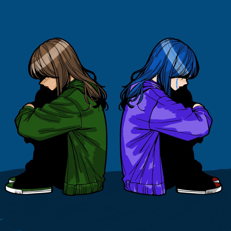 a lonely girl realistic