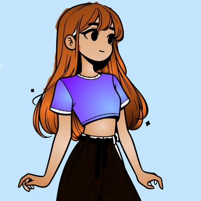 girl in a cute crop top