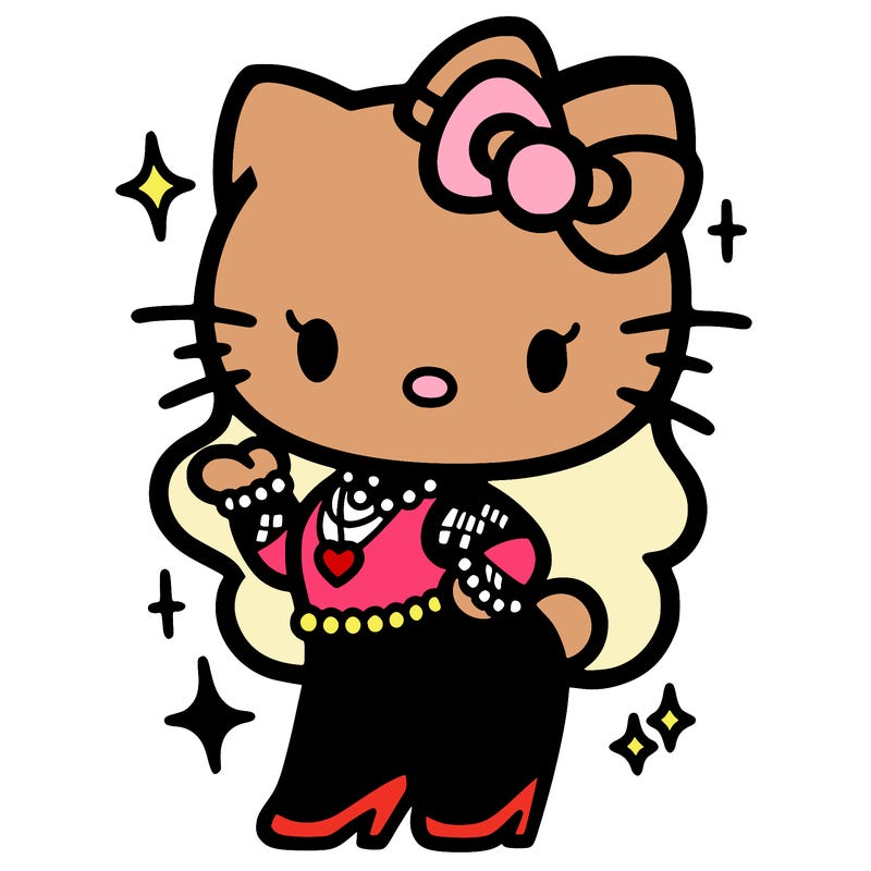 sassy hello kitty