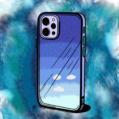 a plain phone case