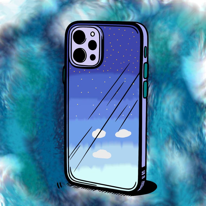a plain phone case