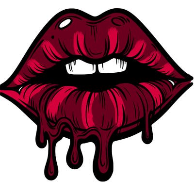 lips that look realistic and drip