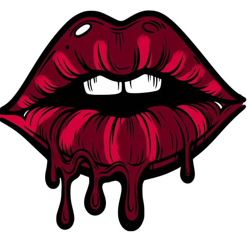 lips that look realistic and drip