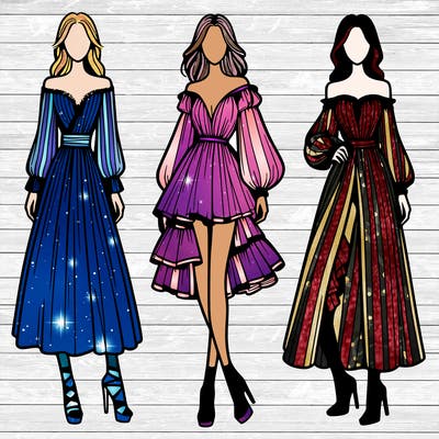 fashion models dresses