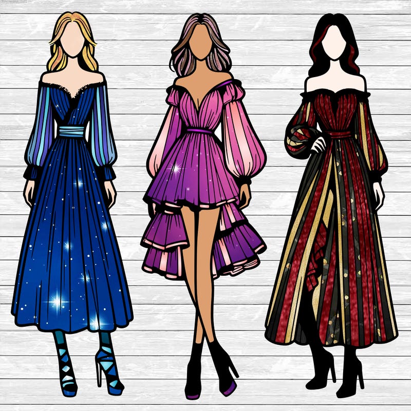 fashion models dresses