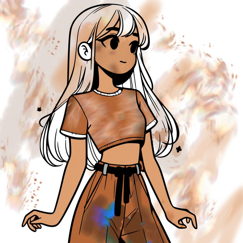 girl in a cute crop top