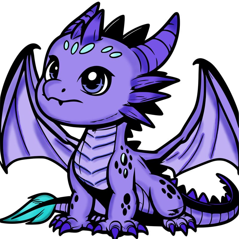 fierce baby night dragon
