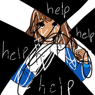 girl holding a blank sign in a long sleeve crop top