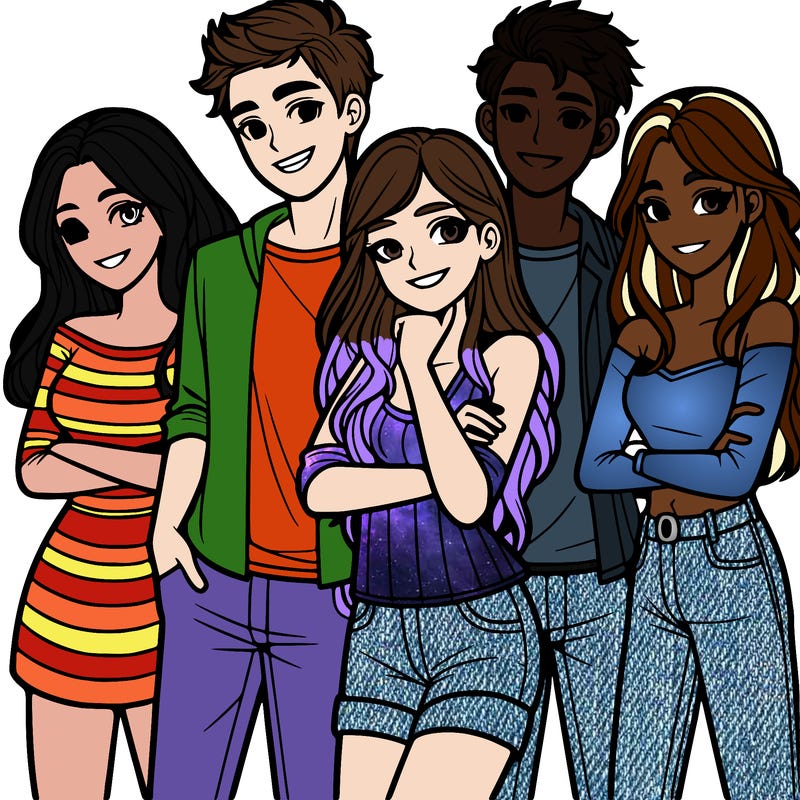 girlfriends and boyfriend