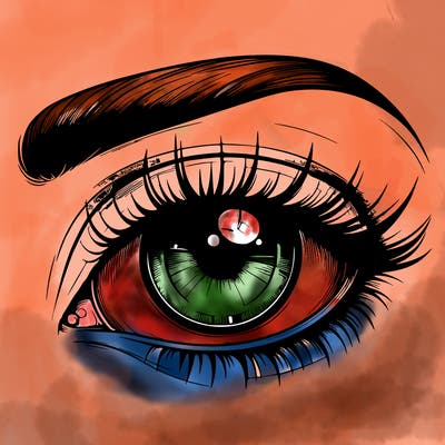 realistic eye
