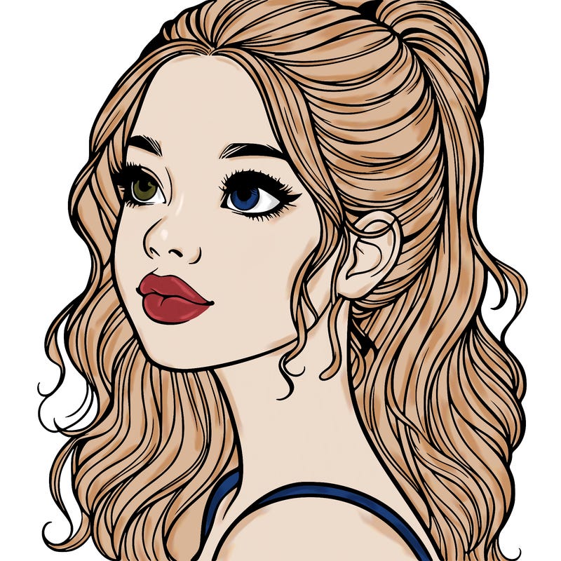 beautiful realistic girl