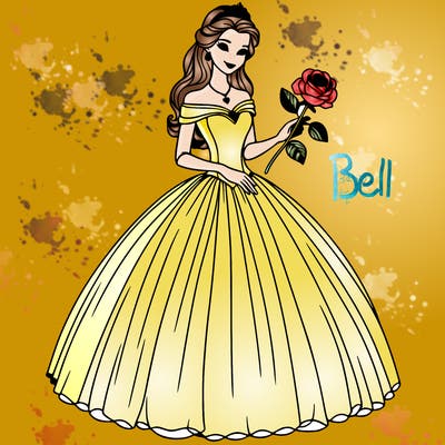 disney princess bell