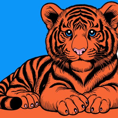 realistic tiger
