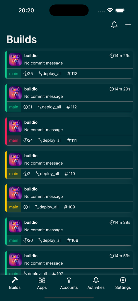 Buildio - Bitrise client - Developer Tools App | MWM