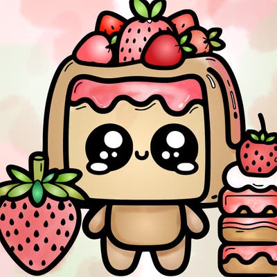 strawberry shortcake cartoon charicter