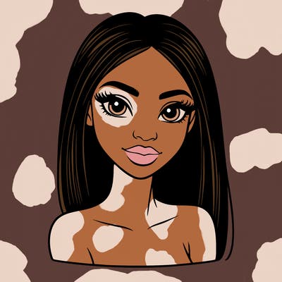 beautiful black woman with straight hair