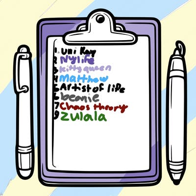 blank clip board with pen