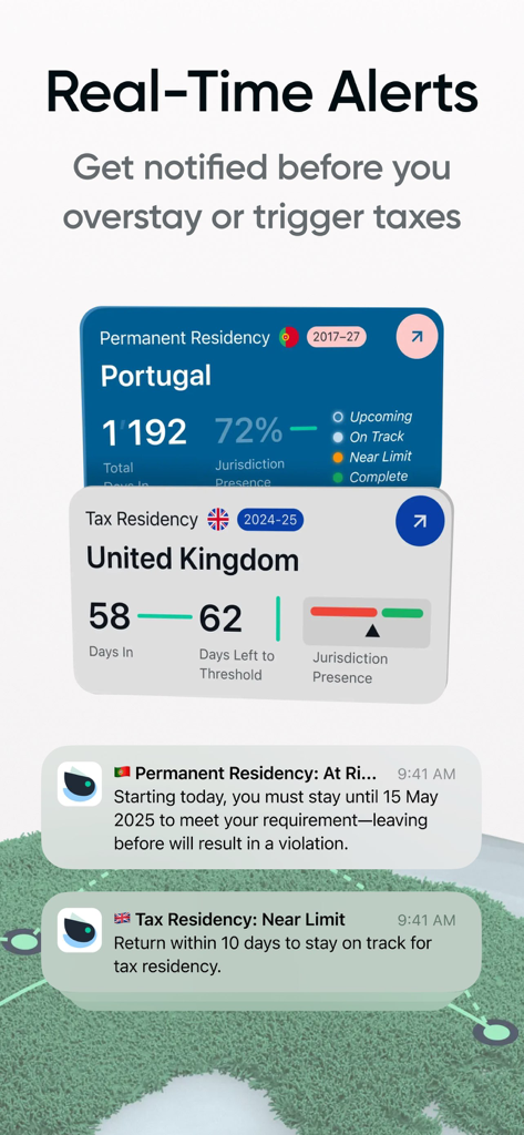 Flamingo – Tax & Visa Tracker - Real time alerts for tax residency and visa compliance