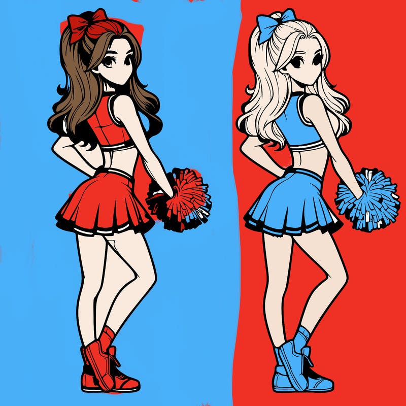 realistic cheerleader