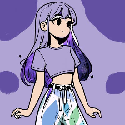 girl in a cute crop top