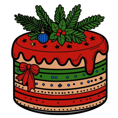 christmas cake