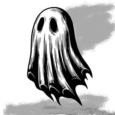 realistic creepy ghost