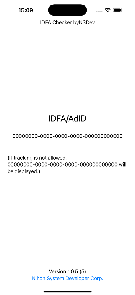 IDFA Checker byNSDev - Developer Tools App | MWM