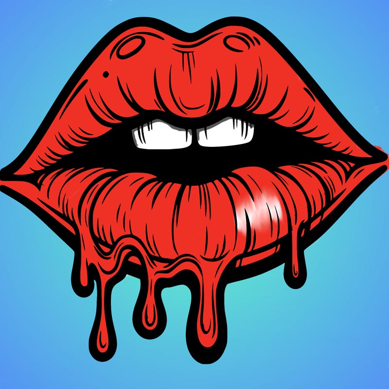 lips that look realistic and drip