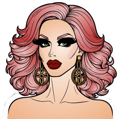 realistic drag queen