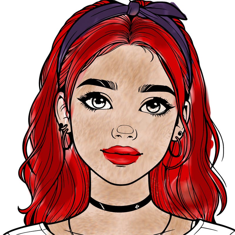 realistic teenage girl