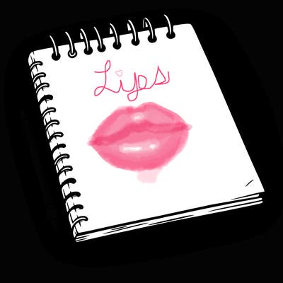 a blank sketch pad