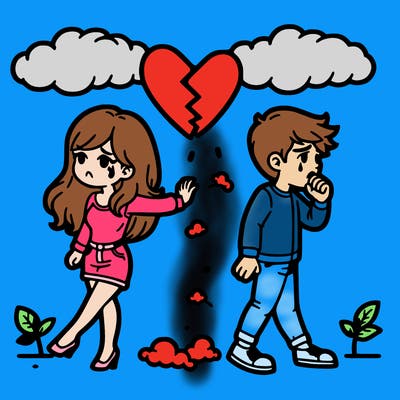 a love break up