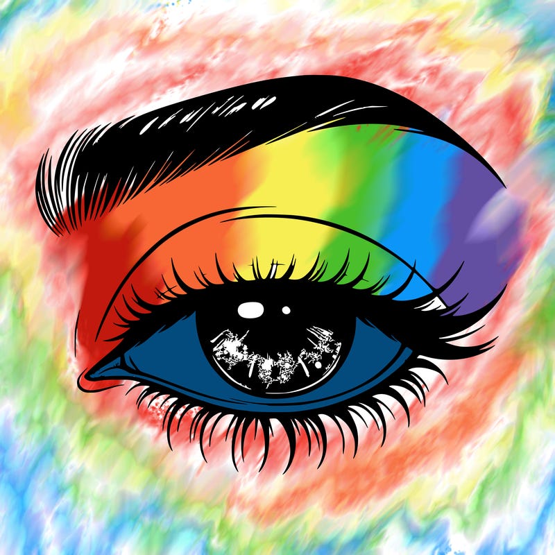 eye closed realistic