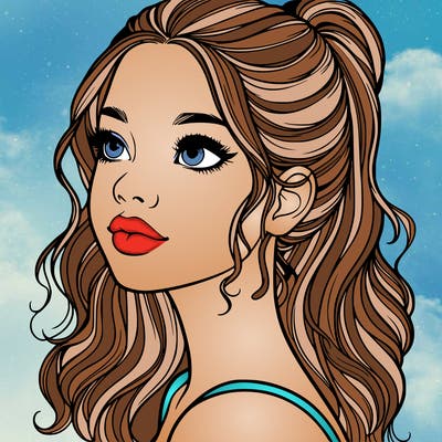 beautiful realistic girl