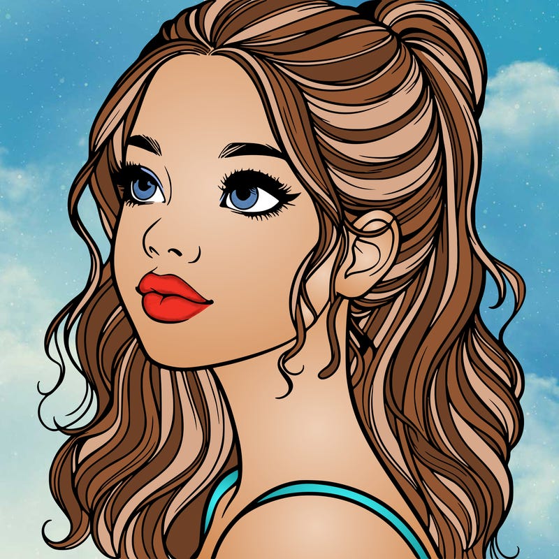 beautiful realistic girl