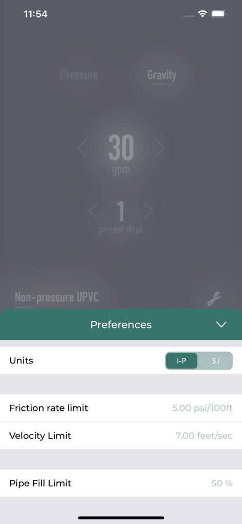 Pipe Sizer - Water Pipe Sizing - Utilities App | MWM