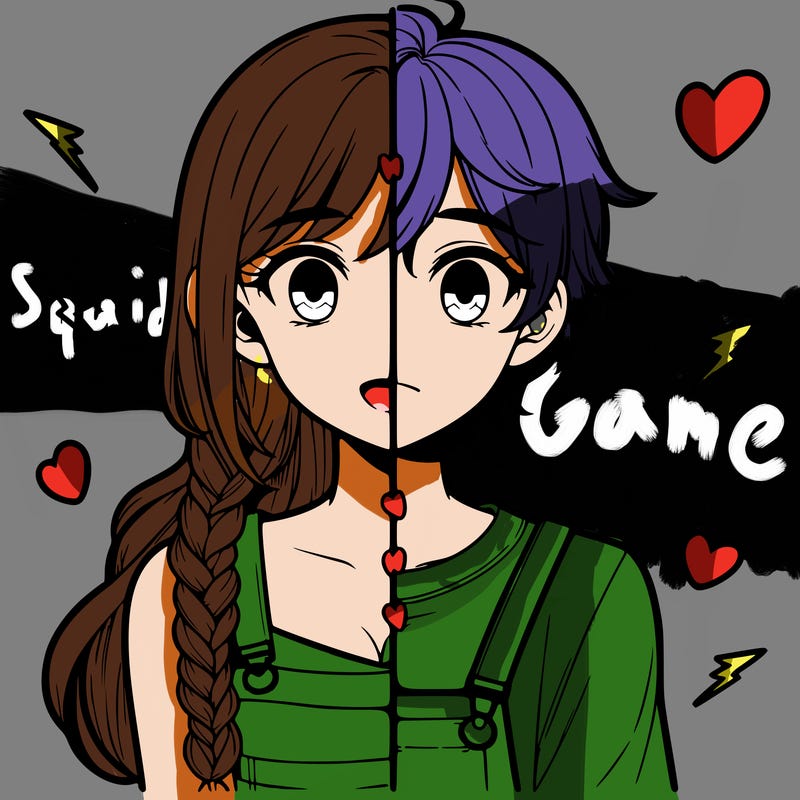 realistic girl boy split