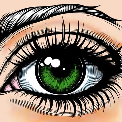 realistic eye