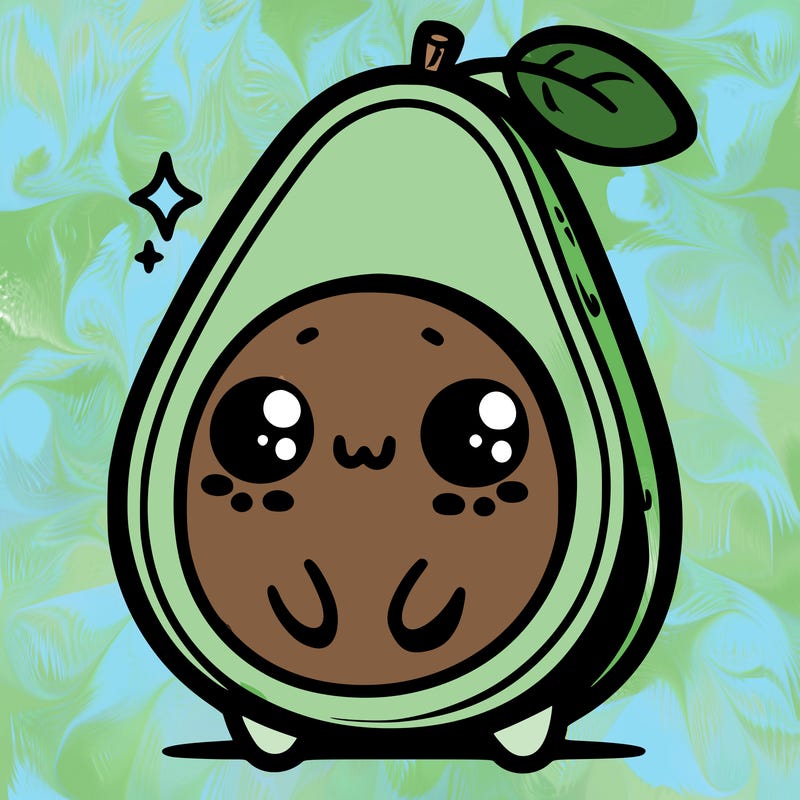 cute avocado