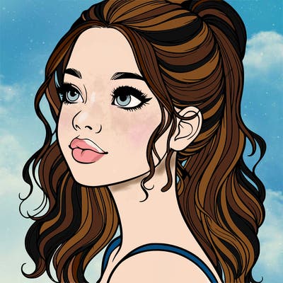 beautiful realistic girl