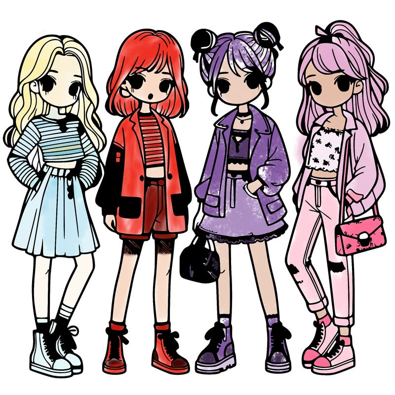girls with fashion