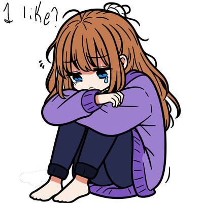 depressed girl