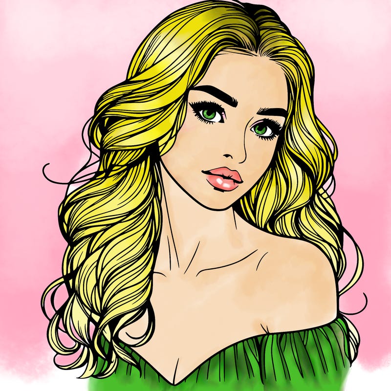 beautiful realistic girl