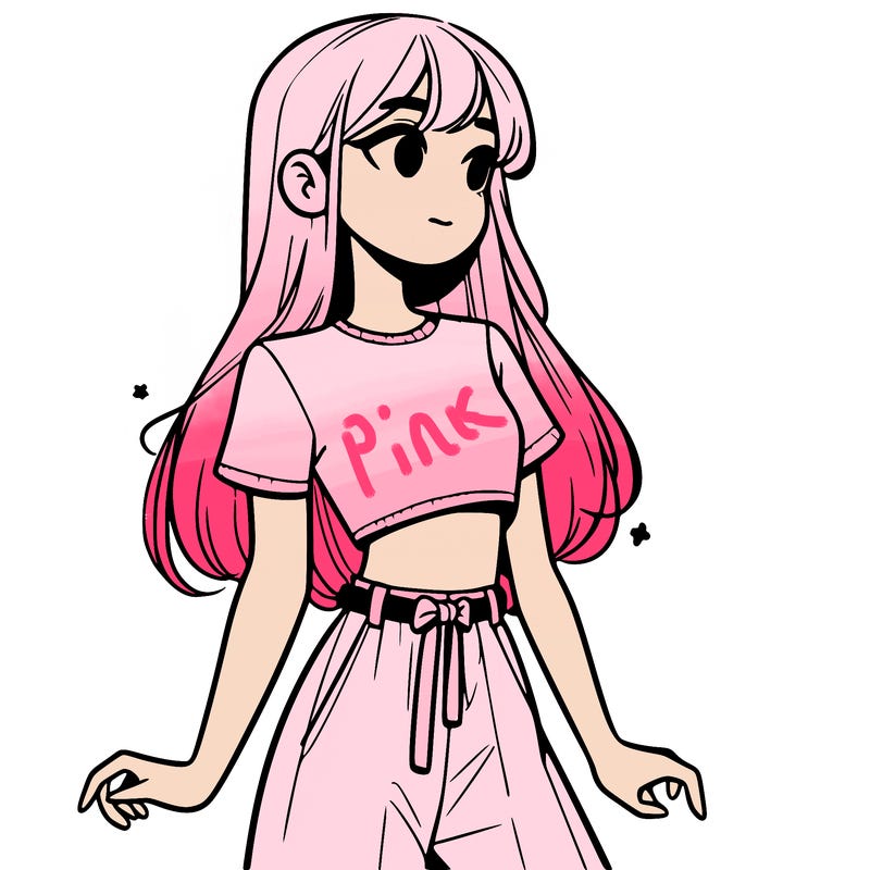 girl in a cute crop top