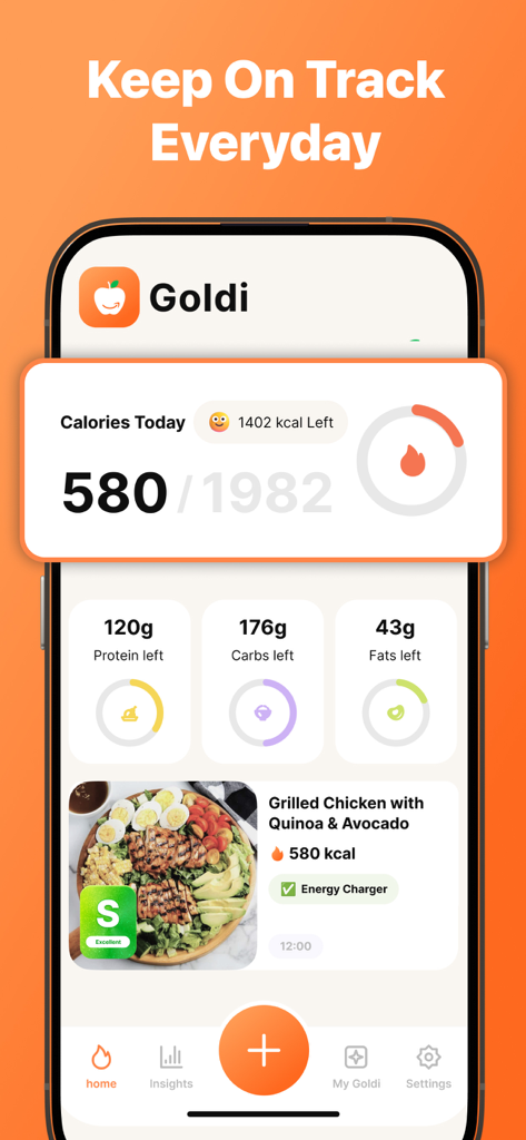 Goldion AI Calorie Tracker - Health & Fitness App | MWM