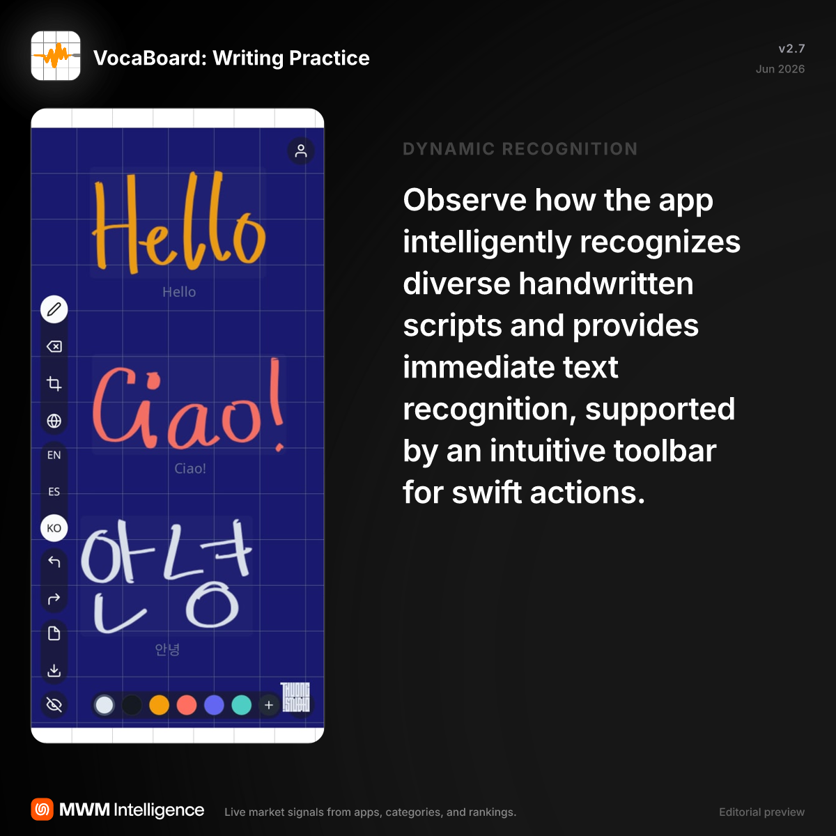 VocaBoard: Writing Practice - Education App | MWM